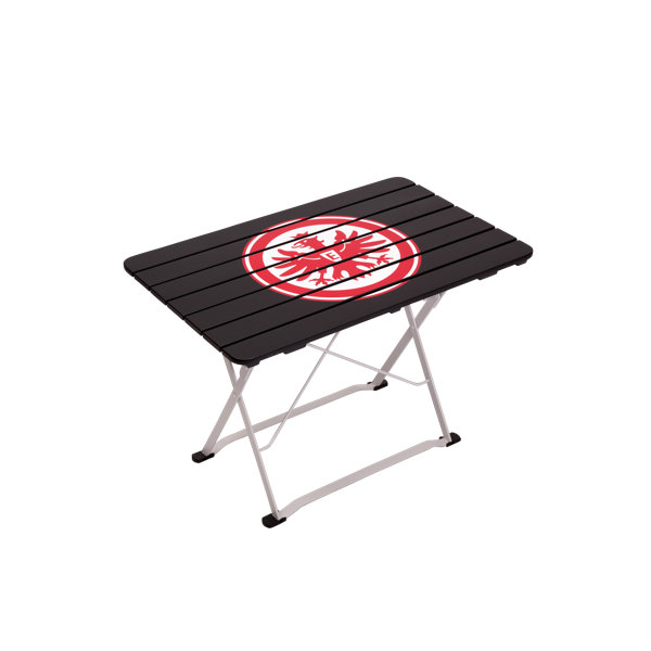 Timberson Klappbarer Gartentisch Eintracht Frankfurt aus Flachstahl